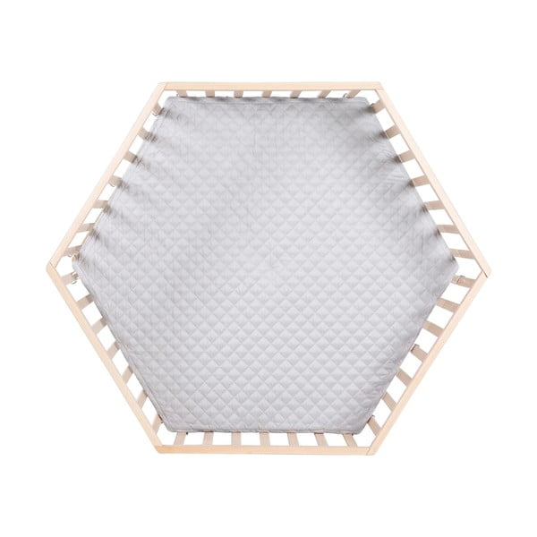 Кошара за игра от букова дървесина в естествен цвят 119x104 cm - Roba-image-3