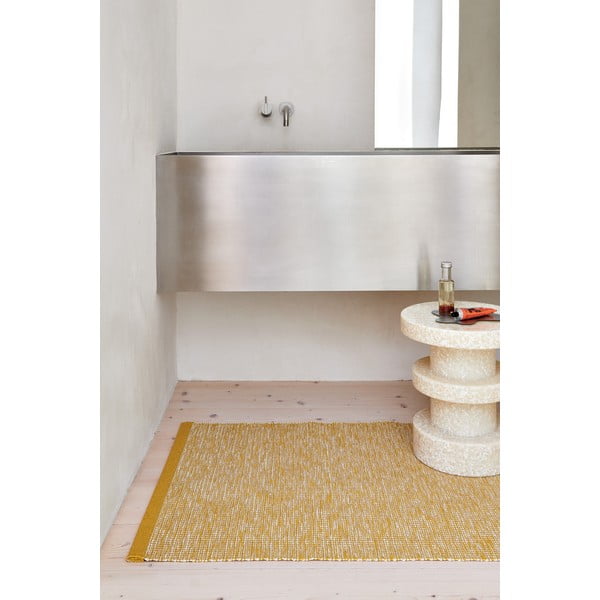 Килим за открито и закрито в цвят горчица 70x90 cm Sam Mustard – Pappelina-image-3