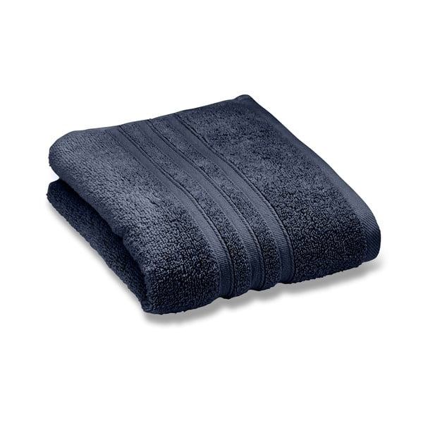 Тъмносиня памучна кърпа от тери 50x85 cm Zero Twist – Catherine Lansfield