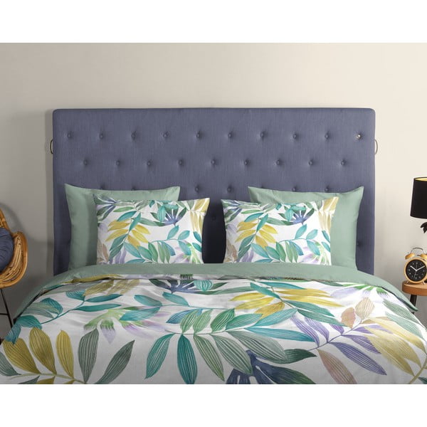 Зелено единично  памучно спално бельо 140x200 cm Marcus – Good Morning-image-2