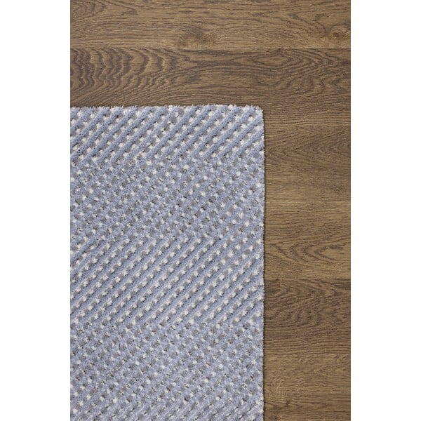 Светлосин вълнен килим 160x240 cm Mesh - Agnella-image-3