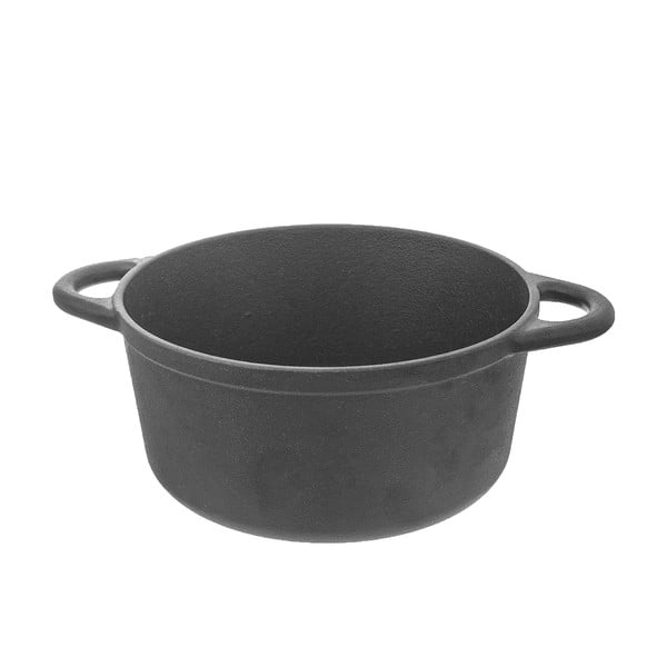 Съд от излято желязо с капак подходящо за индукционен котлон 4 l LITINA – Orion-image-3