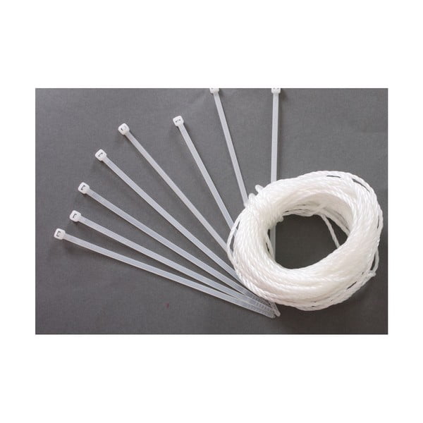 Бял пластмасов параван за балкон 500x90 cm - Garden Pleasure-image-2