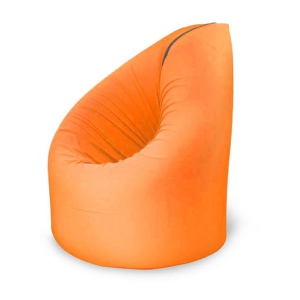 Oranžová rozkládací postel s křesílkem Paq Bed
