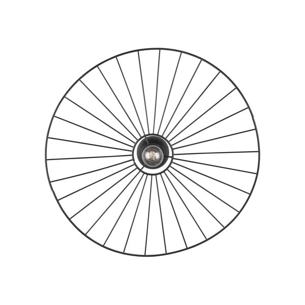 Матово черно таванно осветително тяло ø 60 cm Chapeau - Reality-image-2