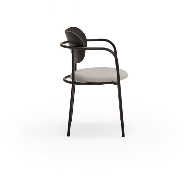 Черно-сив трапезен стол в декор от пепел Eclipse - Teulat-image-4