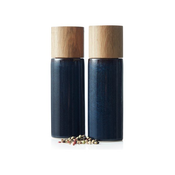 Тъмносин керамичен комплект от мелнички за сол и пипер 2 бр. Gastro Blue – Bitz-image-3