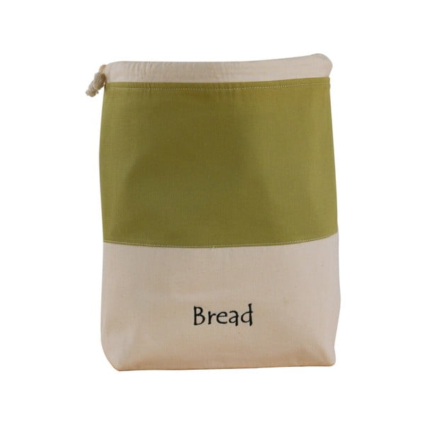 Зелена и бяла памучна торбичка за хляб Хляб - Furniteam