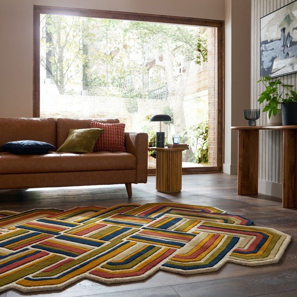 Ръчно изработен вълнен килим 160x230 cm Lattice Shaped  – Flair Rugs-image-1