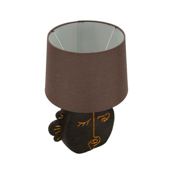 Кафява настолна лампа с текстилен абажур (височина 39,5 cm) Tribal – Mauro Ferretti-image-2