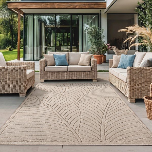 Бежов килим за открито и закрито 240x340 cm Nova 1203 – Ayyildiz Carpets-image-1