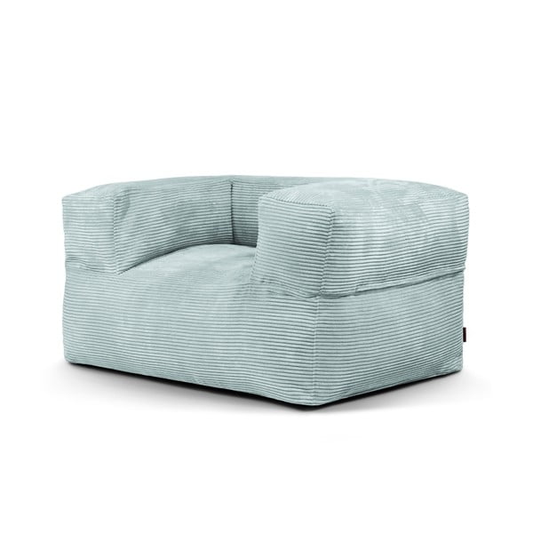 Пуф от рипсено кадифе в цвят мента MooG – SLOWDOWN