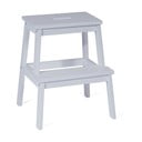 Бяла табуретка от каучуково дърво Corg - Bonami Essentials