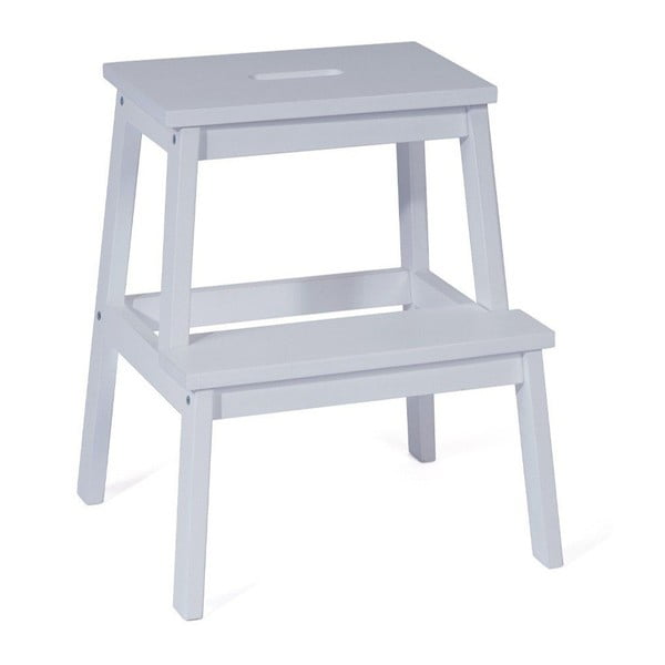 Бяла табуретка от каучуково дърво Corg - Bonami Essentials