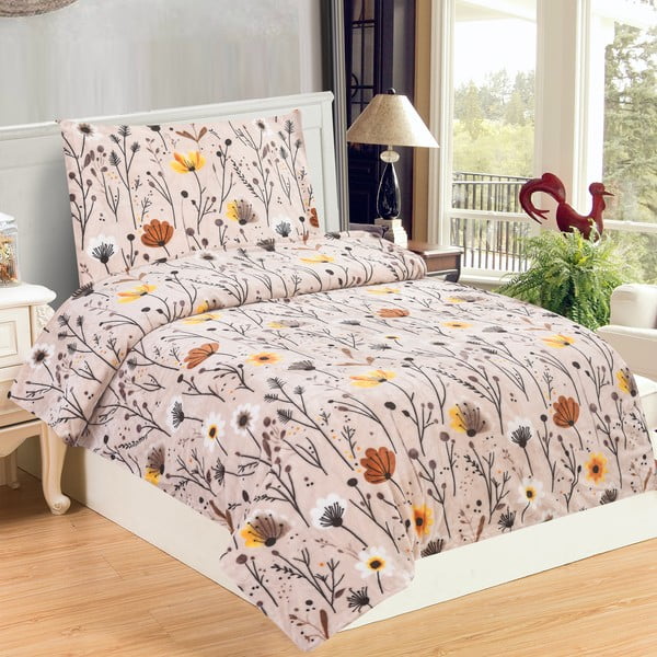 Единично  спално бельо от микроплюш 140x200 cm Valentina – My House