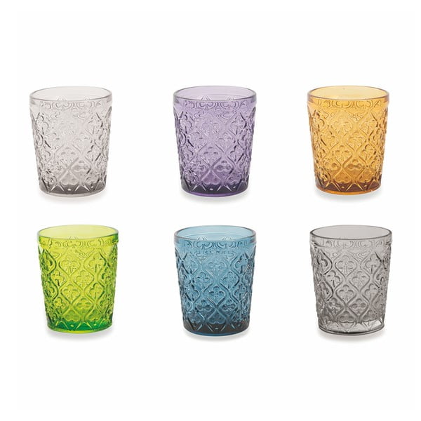 Комплект от 6 цветни чаши VDE Tivoli 1996 , 240 ml Marrakech - VDE Tivoli 1996