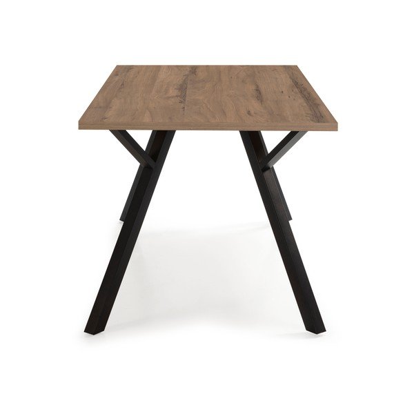 Маса за хранене с плот от орехово дърво 90x160 cm Paola - Marckeric-image-2