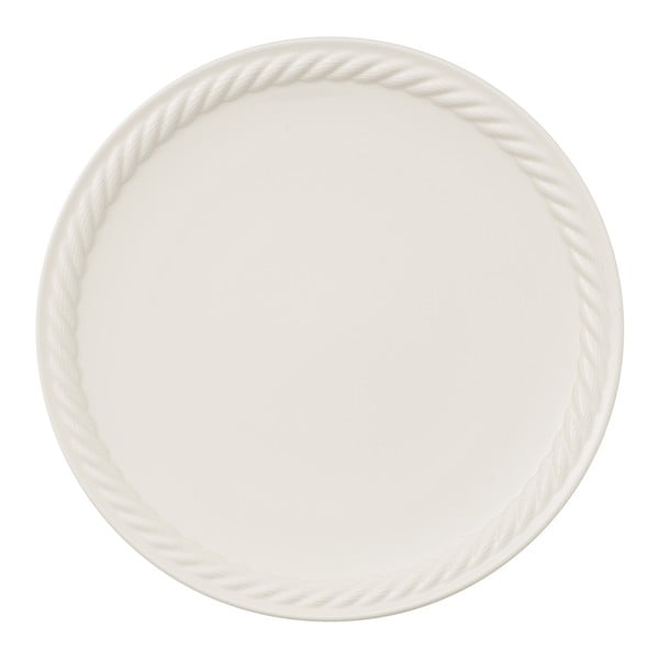 Bílý porcelánový talíř Villeroy & Boch Montauk, ⌀ 27 cm
