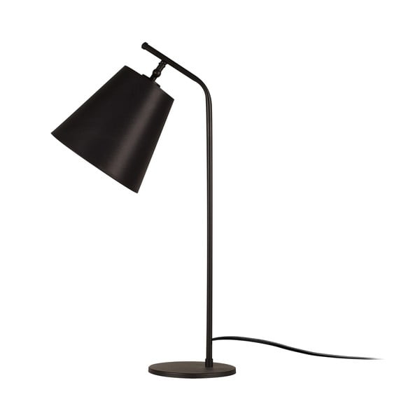 Черна настолна лампа с метален абажур (височина 67 cm) Salihini – Opviq lights