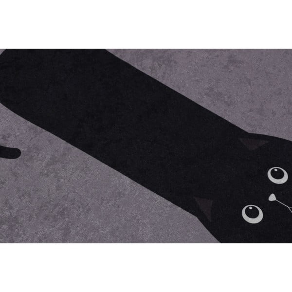 Черни-сиви килими за баня в комплект от 2 бр. 60x100 cm Comfort – Foutastic-image-1