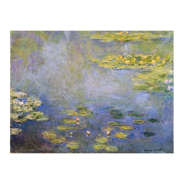 Obraz Claude Monet - Waterlilies, 40x30 cm