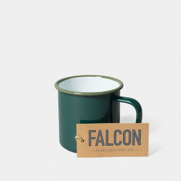 Тъмнозелена емайлирана чаша , 350 ml - Falcon Enamelware