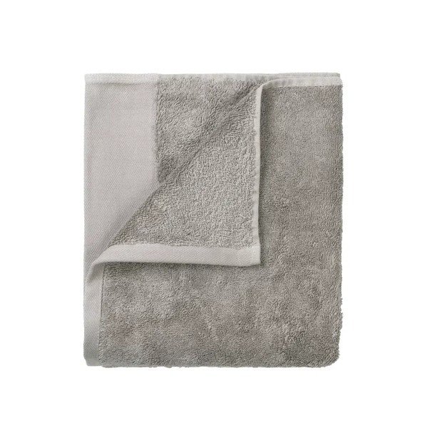 Сиви кърпи в комплект 2 бр. от органичен памук от тери 30x50 cm Riva – Blomus