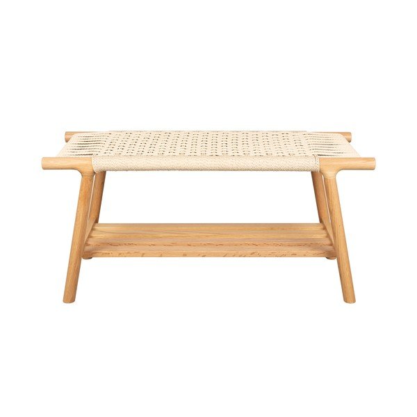 Пейка от масивно дърво в светло естествен цвят Kintaro – Dutchbone