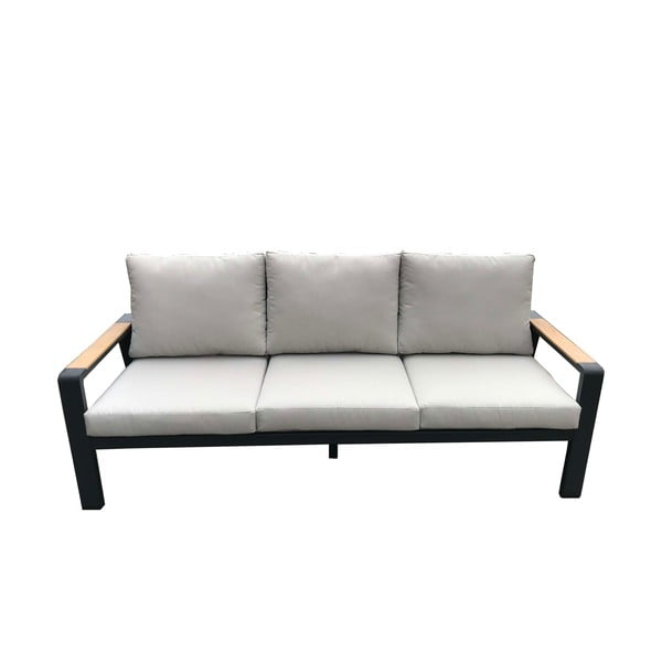 Сив алуминиев градински комплект за отдих за 5 души Rotterdam – Rojaplast-image-2