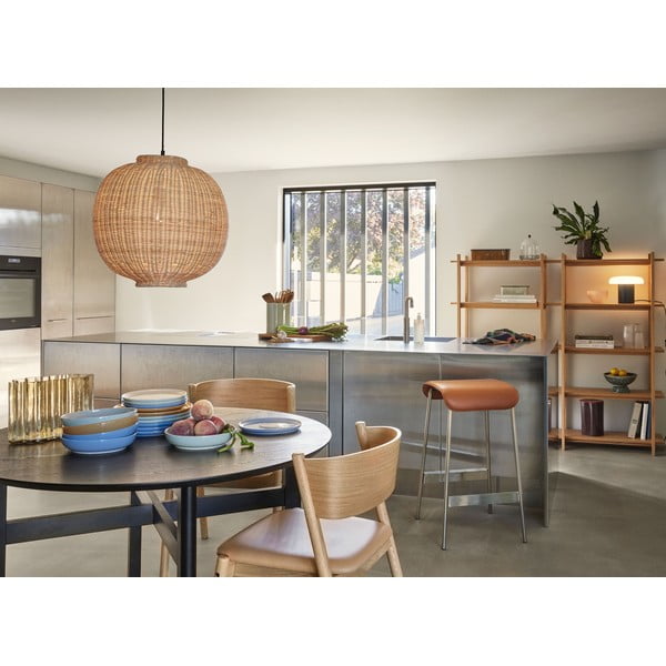 Висящо осветително тяло в естествен цвят ø 45 cm Chand – Hübsch-image-4