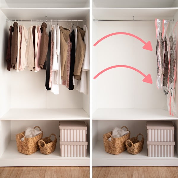 Вакуумни торбички в комплект от 4 броя Hanging Vacuum M/L – Compactor -image-1