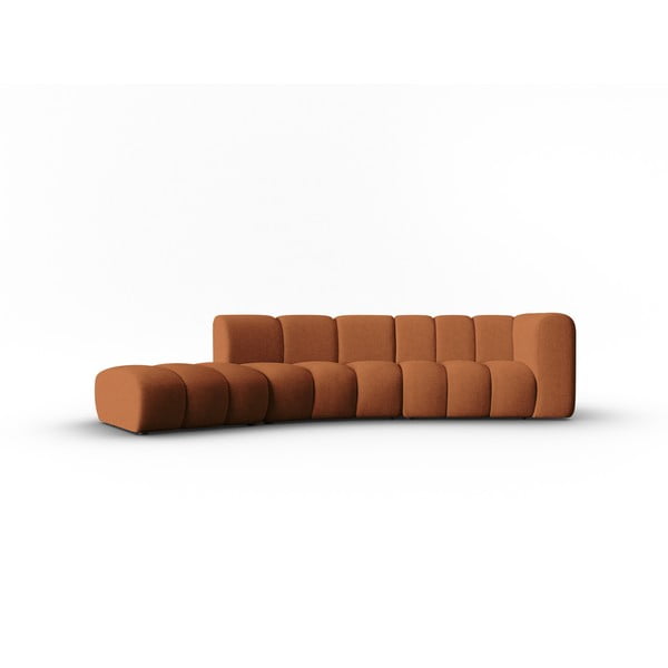 Ъглов диван в меден цвят (ляв ъгъл) Lupine - Micadoni Home