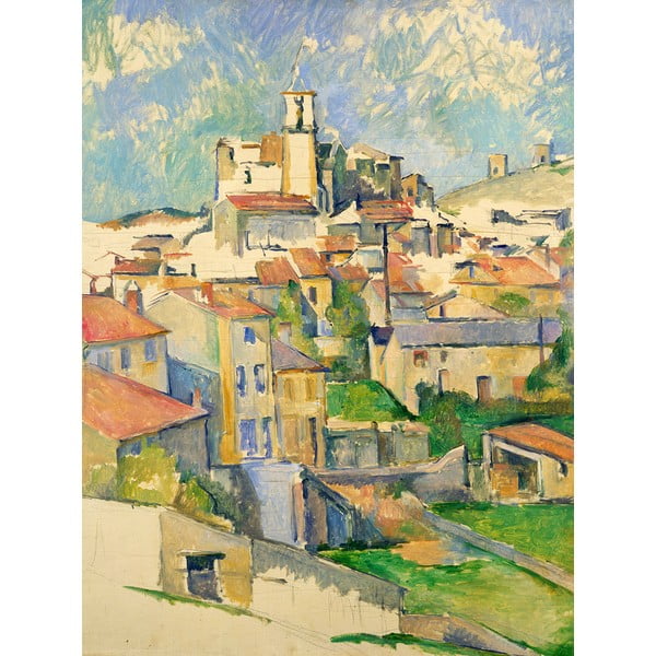 Живопис - репродукция 50x70 cm Gardanne, Paul Cézanne - Fedkolor