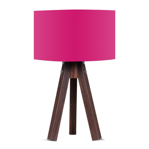 Stolní lampa s růžovým stínítkem Kate Louise Kahve