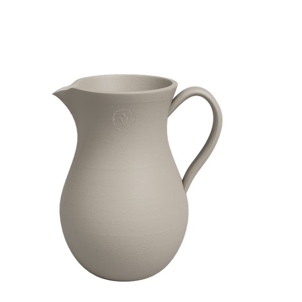 Бежова керамична ръчно изработена ваза (височина 30 cm) Harmonia – Artevasi