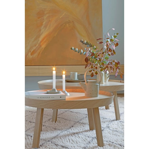 Кремав ръчно изработен вълнен килим подходящ за пране 140x200 cm Berber Soul – Lorena Canals-image-4