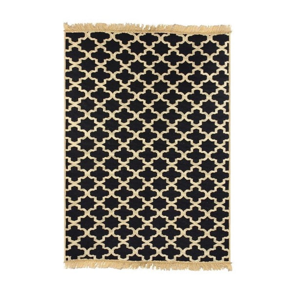 Тъмносин килим Тениска, 60 x 90 cm - Ya Rugs