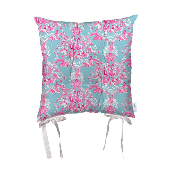 Възглавница за сядане от синьо и розово микрофибърно влакно , 36 x 36 cm Butterflies - Mike & Co. NEW YORK