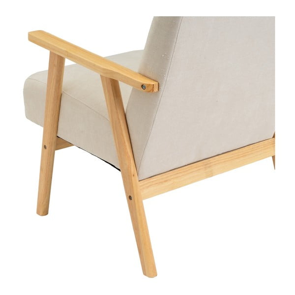 Бяло шенилово кресло Vintage – Casa Selección-image-4