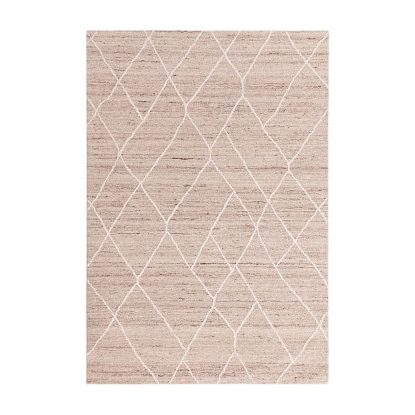 Бежов вълнен килим 120x170 cm Noah - Asiatic Carpets