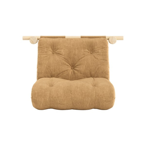 Светлокафяво кресло от рипсено кадифе Hooked – Karup Design-image-3