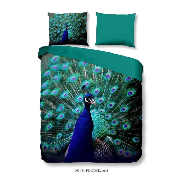 Спално бельо за двойно легло от микрофибър Mighty Peacock, 200 x 200 cm - Muller Textiels