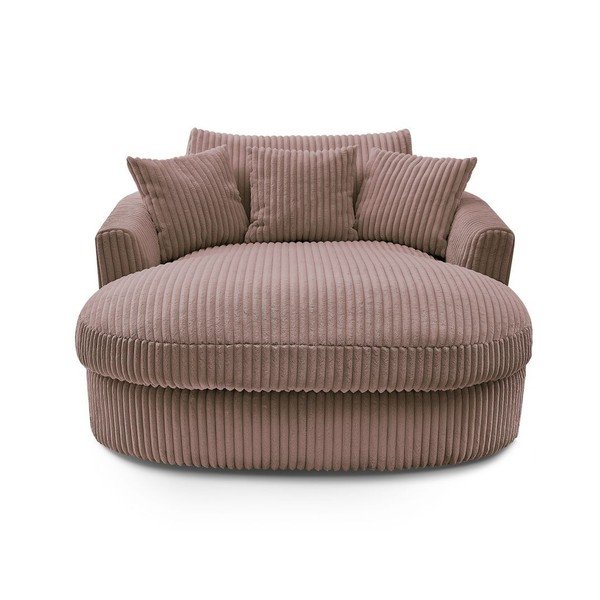 Розово кресло от рипсено кадифе Belem – Bobochic Paris-image-3