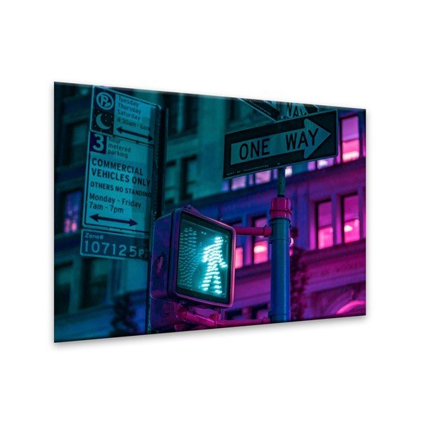 Снимка Glasspik Неоново зелена светлина, 70 x 100 cm - Styler-image-2