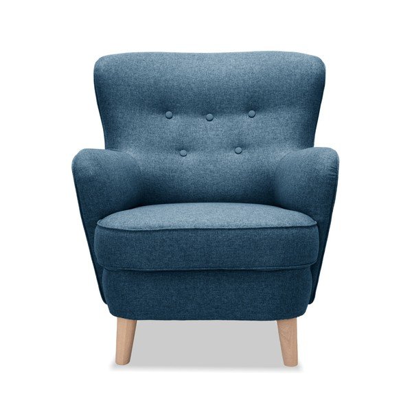 Modré křeslo ušák Vivonita Eden-image-1