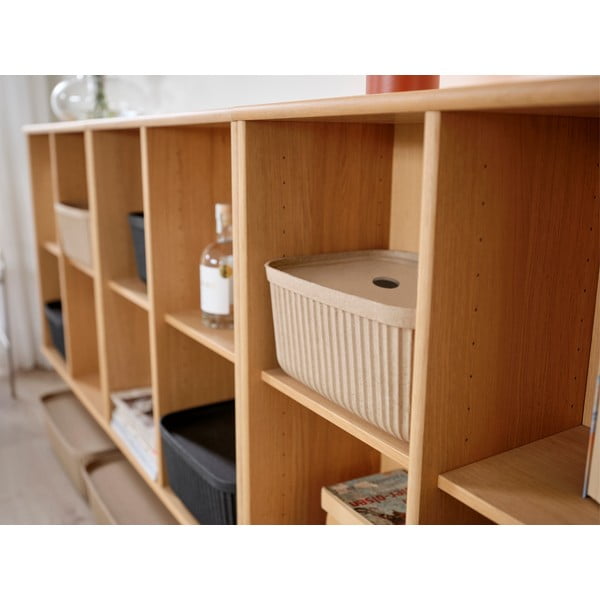 Светлокафяви кутии за съхранение в комплект 2 бр. с капаци 32x23x20,5 cm Pulp – Zone-image-4