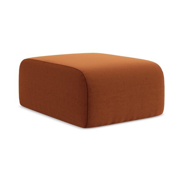 Теракотена кадифена табуретка Lani – Makamii