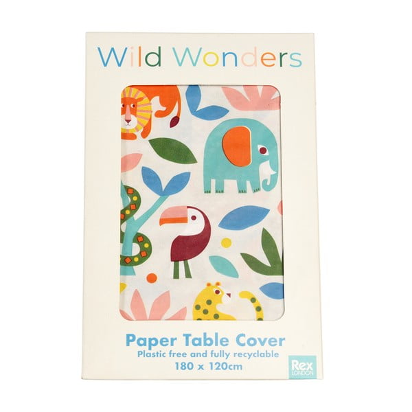 Покривка за маса от хартия 120x180 cm Wild Wonders – Rex London-image-3