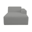 Сив модулен диван от букле (десен ъгъл) Roxy – Scandic