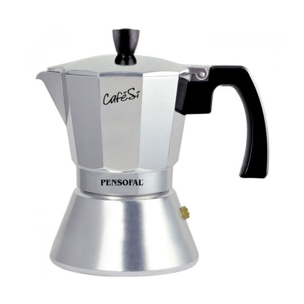 Moka konvička na espresso ve stříbrné barvě Pensofal Cafesi Classic, 6 šálků